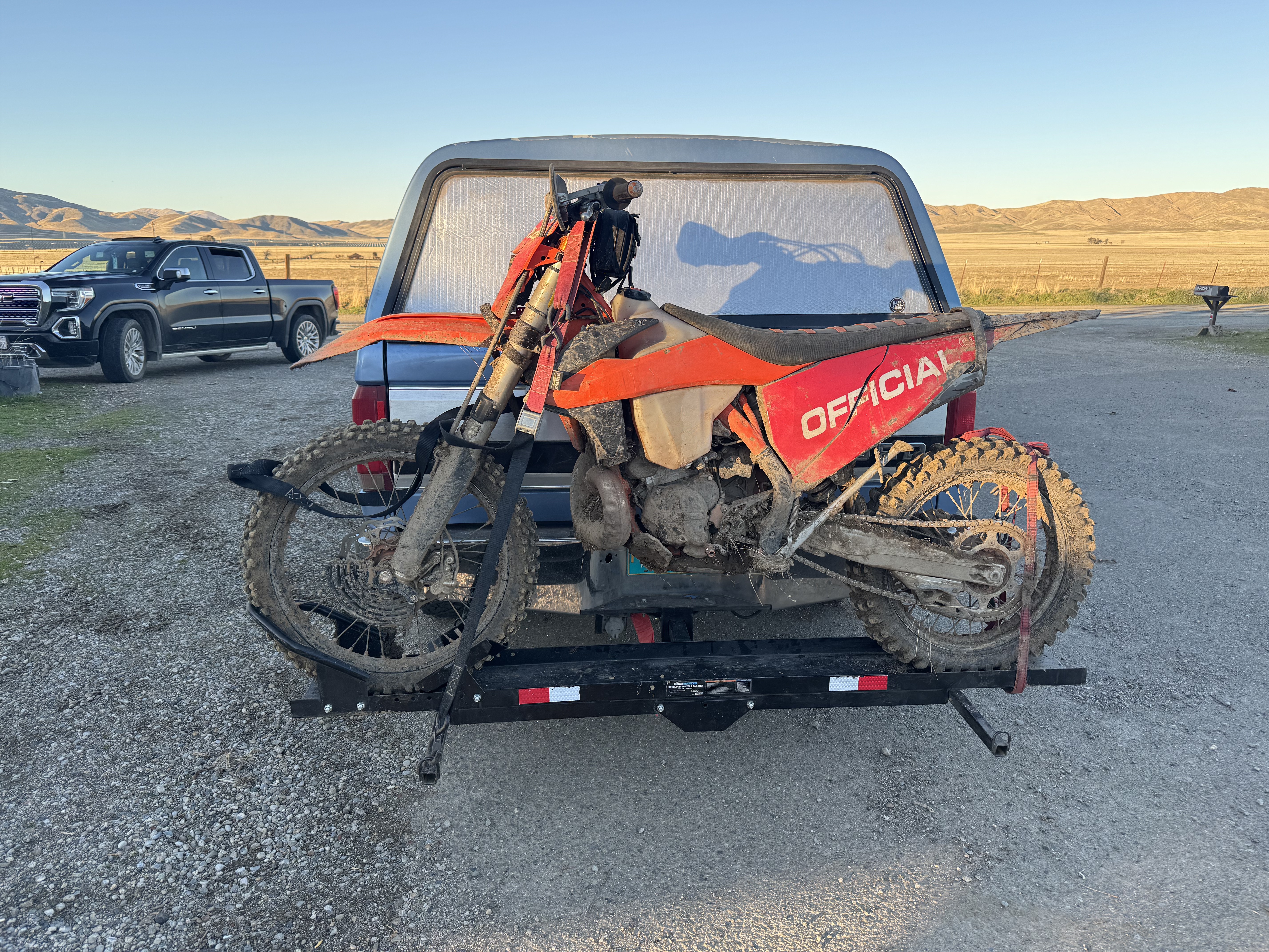 Dirt bike visitor